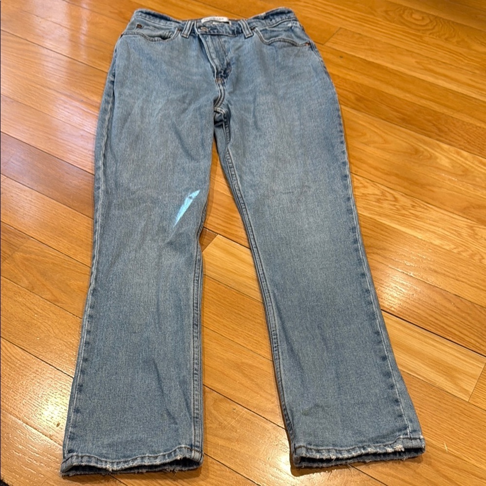 Abercrombie & Fitch the ‘90sslim straight ultra high rise jeans 27/4XS.